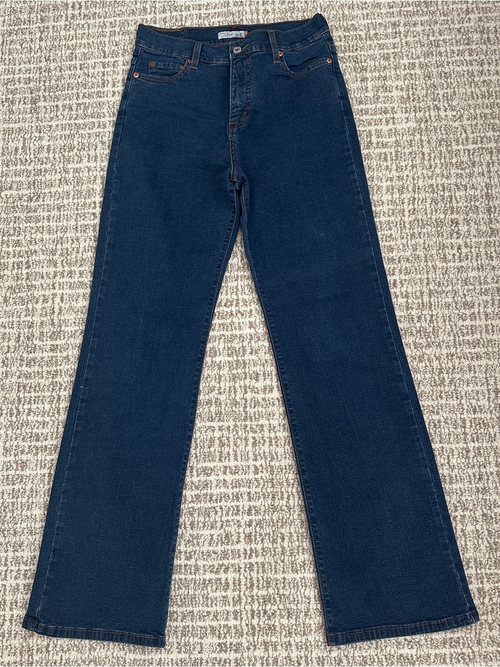 NEW Levi's 512 Women's Dark Blue Classic Straight Jeans with Red Tab, Sz 10M